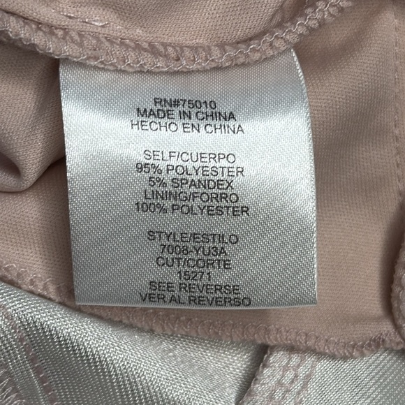 City Vibe | Asymmetrical Metallic Pale Pink Dress, Size 11 NWT - Picture 6 of 9